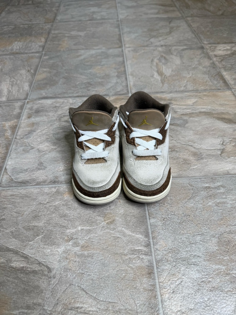 Air Jordan 3 Retro Palomino TD Shoe Size 8c Brown DM0968-102 Preowned